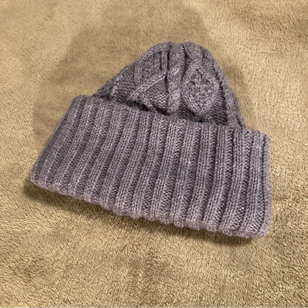 NWOT Cap Vintage 80s Stretch Knit Hat Gray